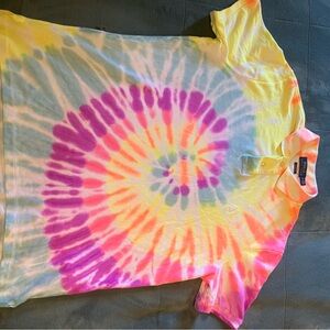 Polo Ralph Lauren tie-dye collared shirt